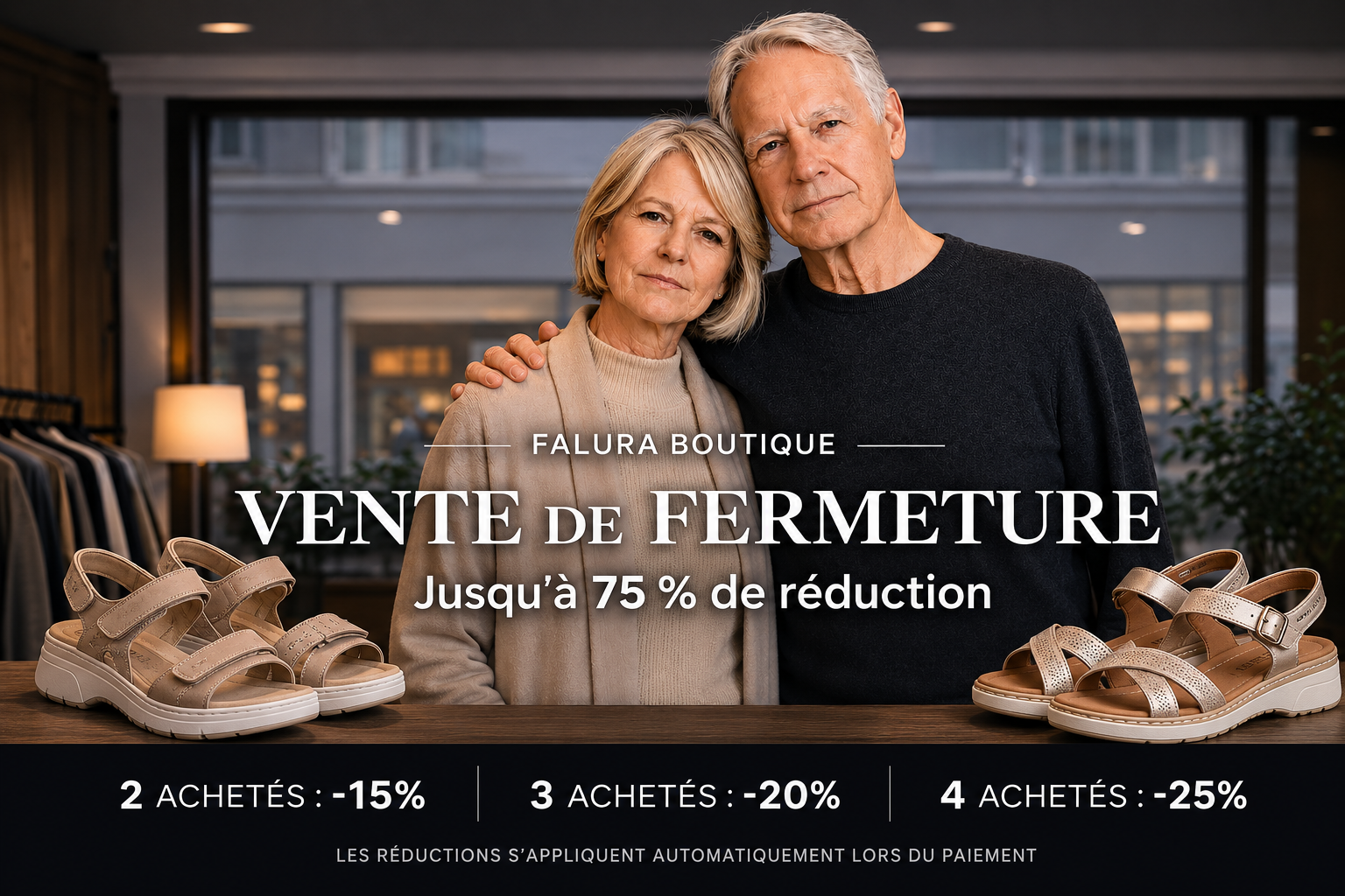 Falura Boutique Vente de Fermeture